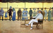 Sun Worshippers 1908. Creator: Lance Thackeray