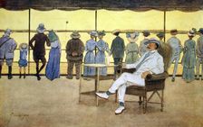 Sun Worshippers 1908. Artist: Lance Thackeray