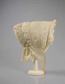 Sunbonnet, American, 1866-67. Creator: Unknown