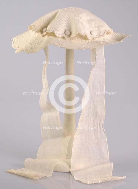 Sunbonnet, American, ca. 1885. Creator: Unknown.