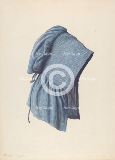 Sunbonnet, c. 1939. Creator: Manuel G. Runyan.