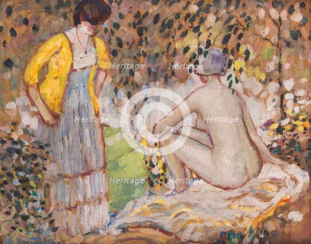 Sunbathing, 1920s.