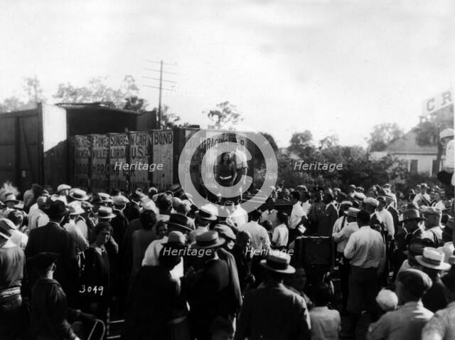 Sunbeam 1000hp World Land speed record attempt at Daytona 1927 Artist: Unknown.