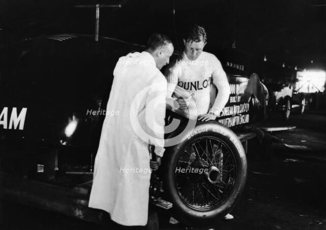 Sunbeam 1000hp World Land speed record attempt at Daytona 1927 Artist: Unknown.