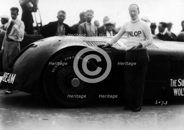 Sunbeam 1000hp World Land speed record attempt at Daytona 1927 Artist: Unknown.