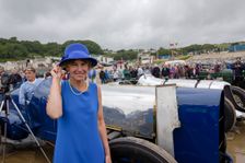 Sunbeam 350 hp with Bluebird fan Claire Meadows, Pendine Sands 2015. Creator: Unknown