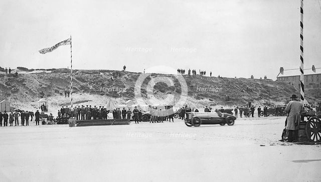 Sunbeam 350hp, Malcolm Campbell, Saltburn Speed Trials 1924. Creator: Unknown.