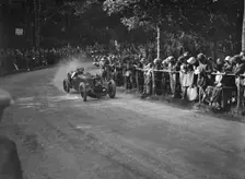 Sunbeam of Malcolm Campbell competing in the MAC Shelsley Walsh Hillclimb, Worcestershire, 1923. Artist: Bill Brunell
