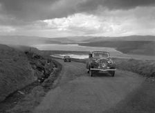 Sunbeam saloon of AA Smith competing in the RSAC Scottish Rally, 1934. Artist: Bill Brunell