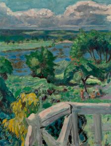 Sunburn (The terrace of "Ma roulotte" in Vernonnet), 1916. Creator: Bonnard, Pierre (1867-1947)