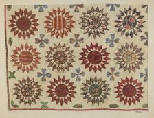 Sunburst Quilt, c. 1938. Creator: Charlotte Winter