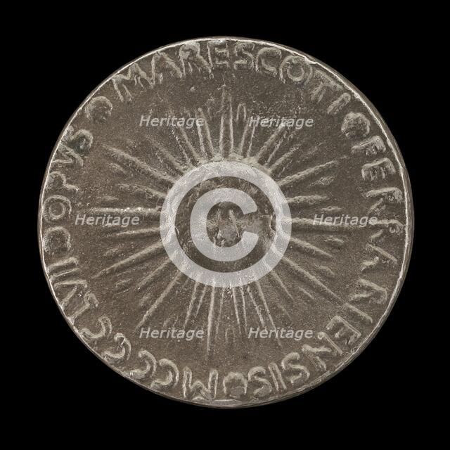 Sunburst with Cherub's Head [reverse]. Creator: Antonio Marescotti.