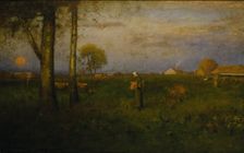 Sundown, 1884. Creator: George Inness
