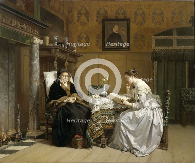Sunday Morning, 1865-1868. Creator: Hendrick Jacobus Scholten.