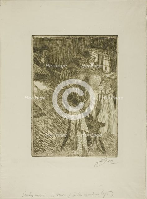 Sunday Morning, 1892/94. Creator: Anders Leonard Zorn.