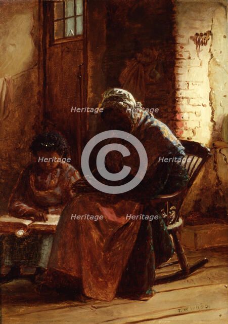 Sunday Morning, ca. 1877. Creator: Thomas Waterman Wood.