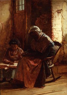 Sunday Morning, ca. 1877. Creator: Thomas Waterman Wood