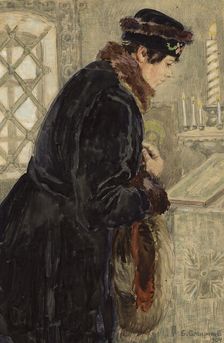 Sunday Morning before Mass, 1904. Creator: Boris Vasilievich Smirnov