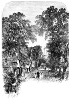 Sunday Morning; from "The Lump of Gold", by Charles MacKay, drawn by Samuel Read, 1856. Creator: Edmund Evans