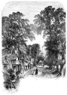 Sunday Morning; from "The Lump of Gold", by Charles MacKay, drawn by Samuel Read, 1856. Creator: Edmund Evans