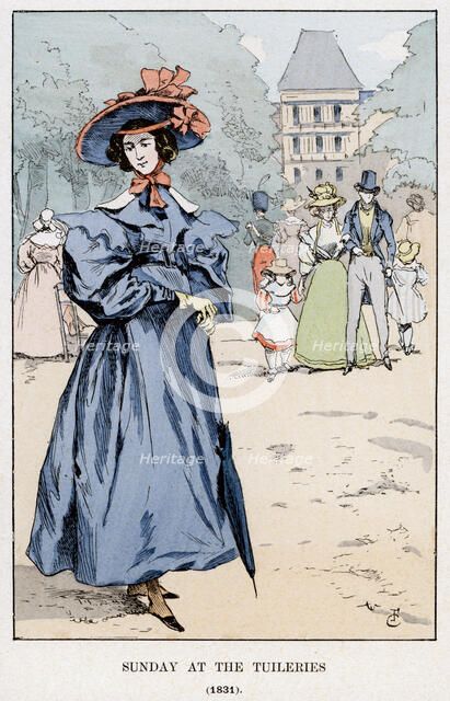 'Sunday at the Tuileries, 1831', (1898). Artist: Unknown
