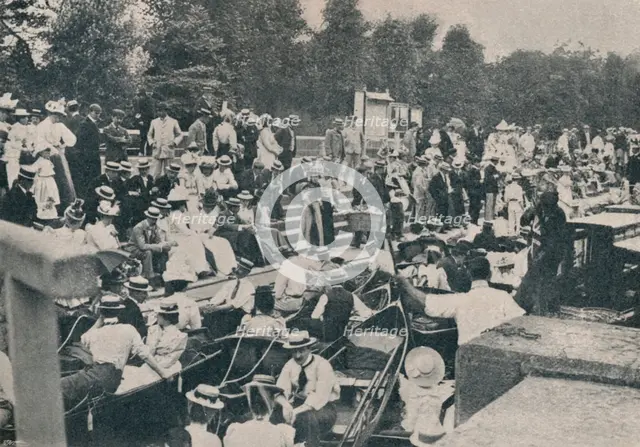 'Sunday Afternoon at Boulter's Lock, Maidenhead', 1901. Artist: Unknown.