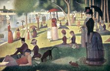 Sunday afternoon in the Grande-Jatte Island work by Georges Seurat