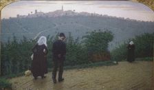 Sunday Dawn (First Mass). Creator: Morbelli, Angelo (1853-1919)