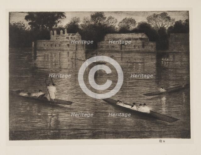 Sunday Evening, pub. 1926. Creator: Christopher Richard Wynne Nevinson (1889 – 1946) .