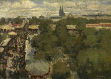 Sunday Fair at Les Invalides, 1897. Creator: Henri Evenepoel