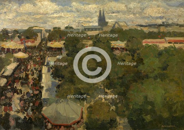 Sunday Fair at Les Invalides, 1897. Creator: Henri Evenepoel.