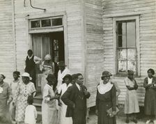 Sunday in Little Rock, Ark., 1935. Creators: Farm Security Administration, Ben Shahn