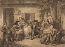 Sunday in the Backwoods of Canada 1886. Artist: F Lefrancq