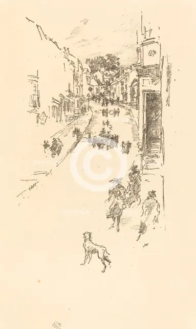 Sunday, Lyme Regis, 1895. Creator: James Abbott McNeill Whistler.