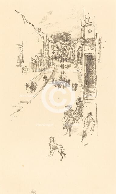 Sunday, Lyme Regis, 1895. Creator: James Abbott McNeill Whistler.