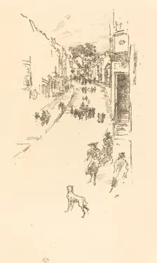 Sunday, Lyme Regis, 1895. Creator: James Abbott McNeill Whistler