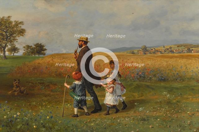 Sunday Promenade, 1889.
