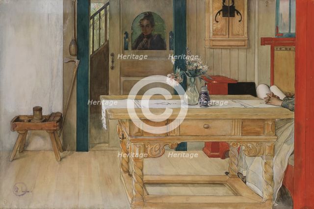 Sunday Rest. Creator: Carl Larsson.