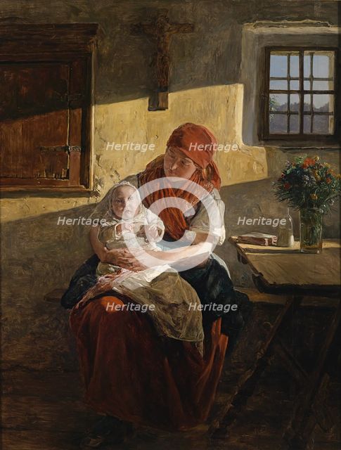 Sunday Rest. Artist: Waldmüller, Ferdinand Georg (1793-1865)