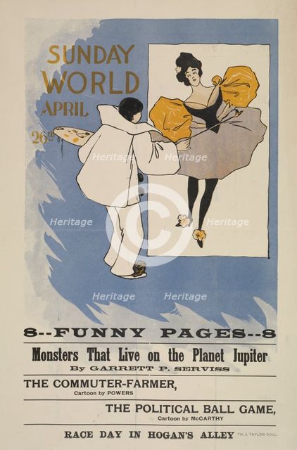 Sunday world. April 26th. 1896, c1893 - 1897. Creator: Unknown.