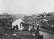 Sunderland - Looking Up the River from the Bridge 1895