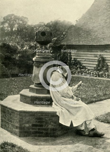 'Sundial in the Garden at Limnerslease, and...G. F. Watts, Esq., R.A.', c1890s, (1902).  Creator: Unknown.
