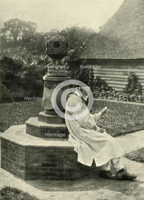 'Sundial in the Garden at Limnerslease, and...G. F. Watts, Esq., R.A.', c1890s, (1902).  Creator: Unknown.