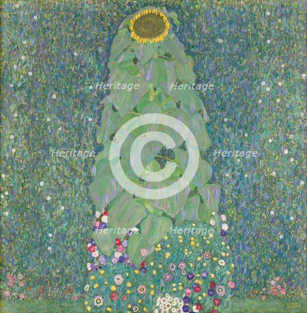 Sunflower, 1907-1908. Creator: Klimt, Gustav (1862-1918).
