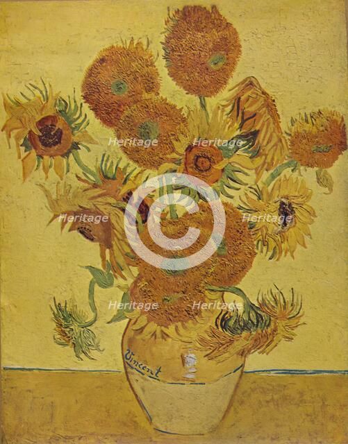'Sunflowers', 1888 (1935). Artist: Vincent van Gogh.