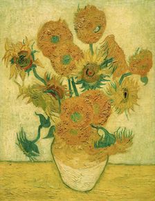 Sunflowers, 1889. Creator: Gogh, Vincent, van (1853-1890)