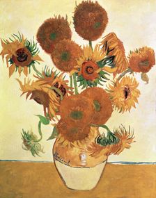 Sunflowers oil, 1888 by Vincent Van Gogh