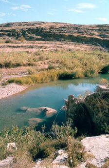 Sunken Assyrian sculpture, Bavian, Iraq, 1977. Creator: Vivienne Sharp