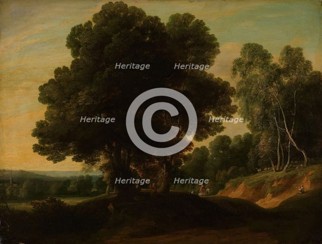 Sunken Road in a Wood, 17th century. Creator: Jacques d'Arthois.