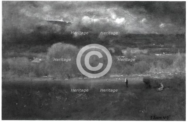 Sunlit Valley, 1893. Creator: George Inness.